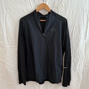 Nike Men's Black Windbreaker Running Jacket